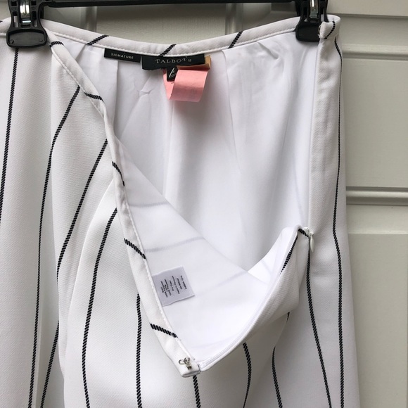 Talbots Nautical Striped Pants - Picture 4 of 7